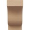 Ekena Millwork 8"W x 8"D x 16"H Wide Newport Rough Cedar Woodgrain TimberThane Corbel, Primed Tan CORUR08X08X16NEWRCPR - alternate 5